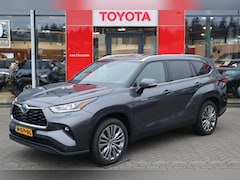 Toyota Highlander - 2.5 AWD HYBRID EXECUTIVE JBL-AUDIO MEMORY-SEAT LEDER AFN-TREKHAAK STOEL/STUURVERW. BLIND-S