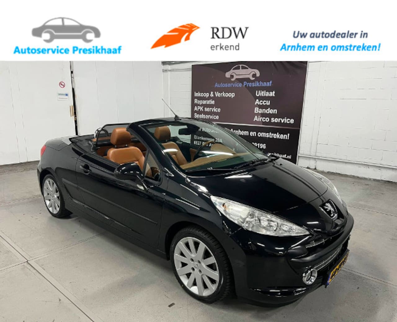 Peugeot 207 CC - 1.6-16V T Féline VOL-LEDER / NAP / NAVIGATIE - AutoWereld.nl