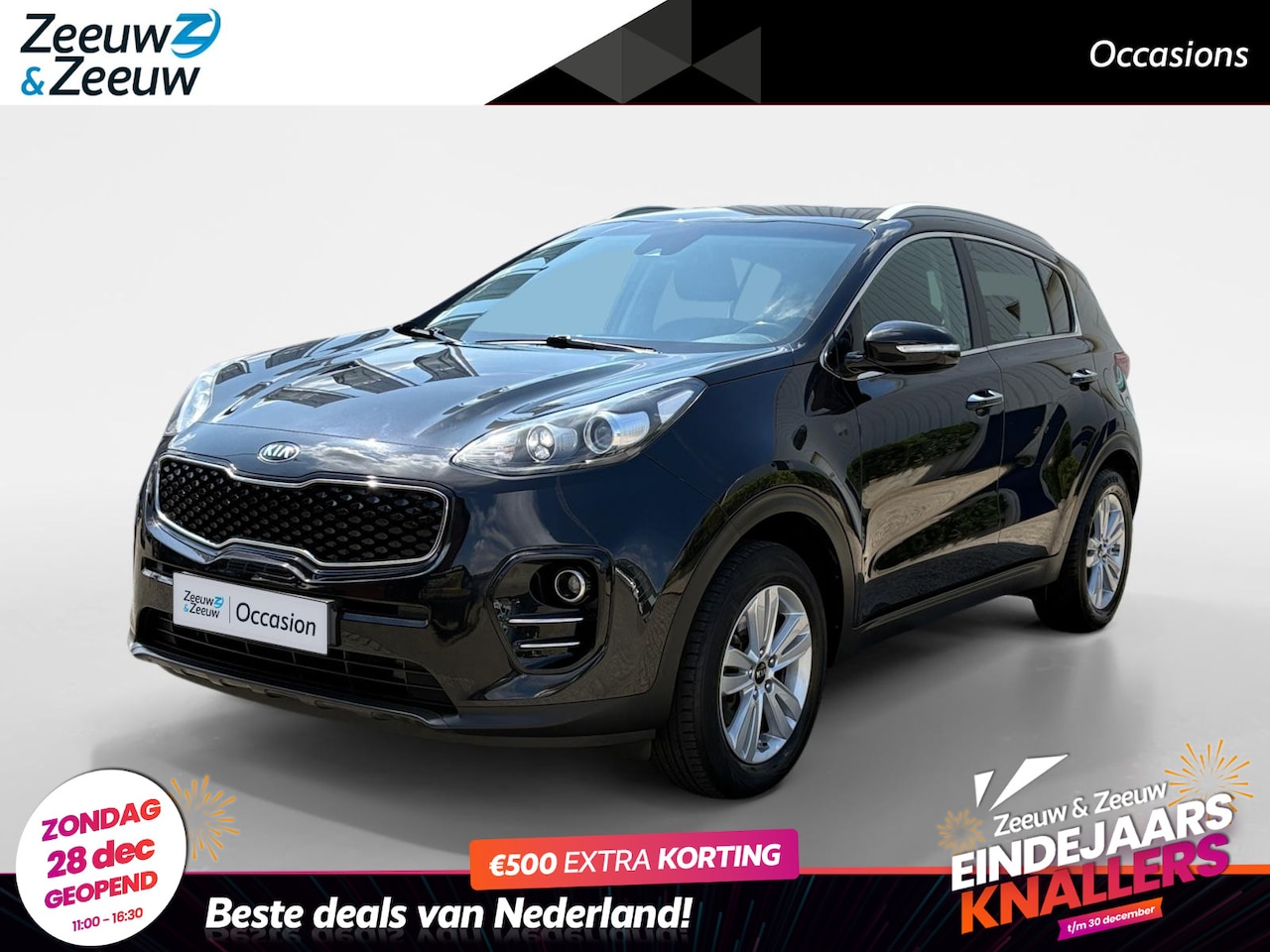 Kia Sportage - 1.6i DynamicLine Navi | Bluetooth | Camera | Climate & cruise control | Apple Carplay/Andr - AutoWereld.nl