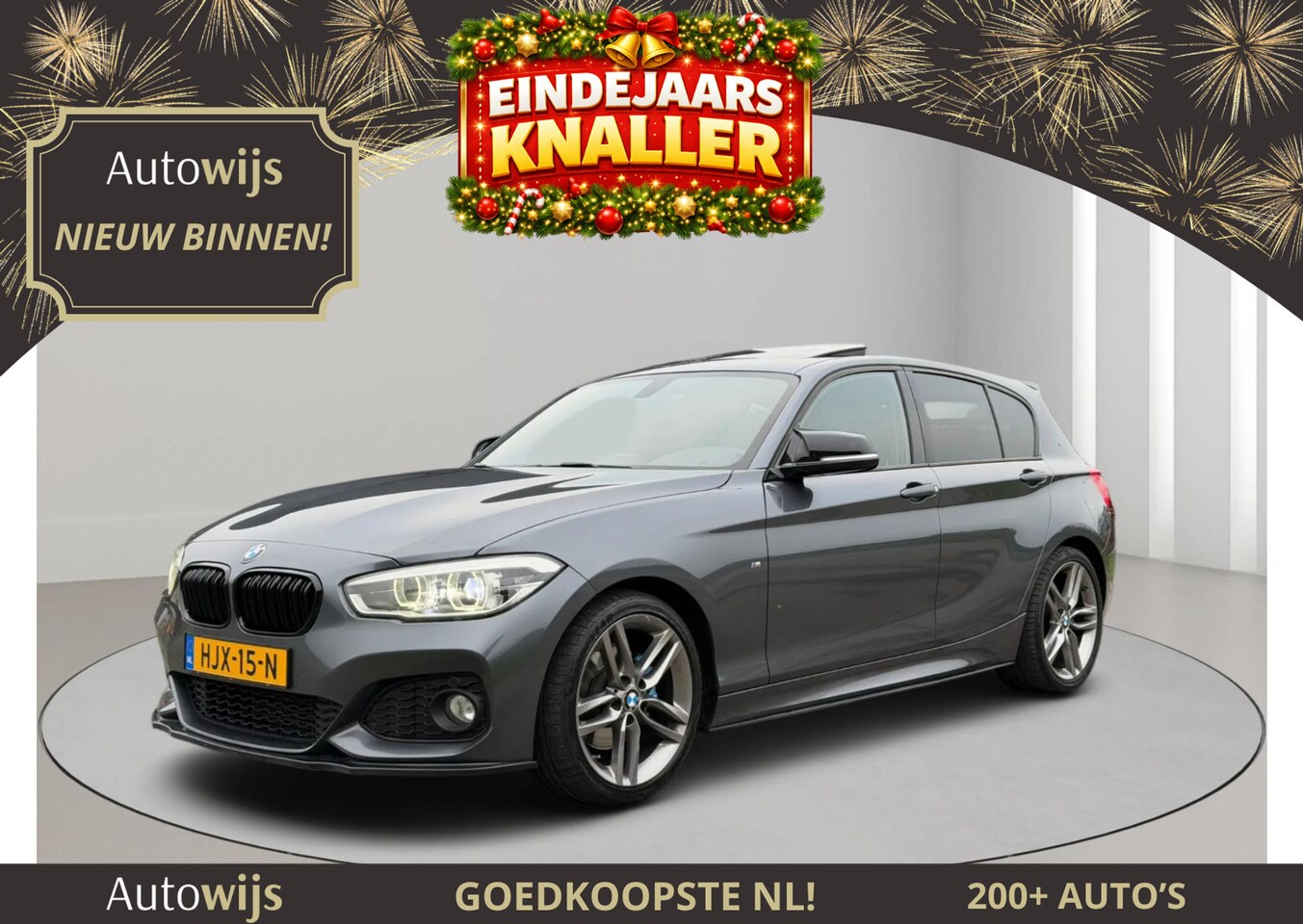BMW 1-serie - 125i M Sport|218PK|PANO|LED|LEDER|NAVI|PDC - AutoWereld.nl