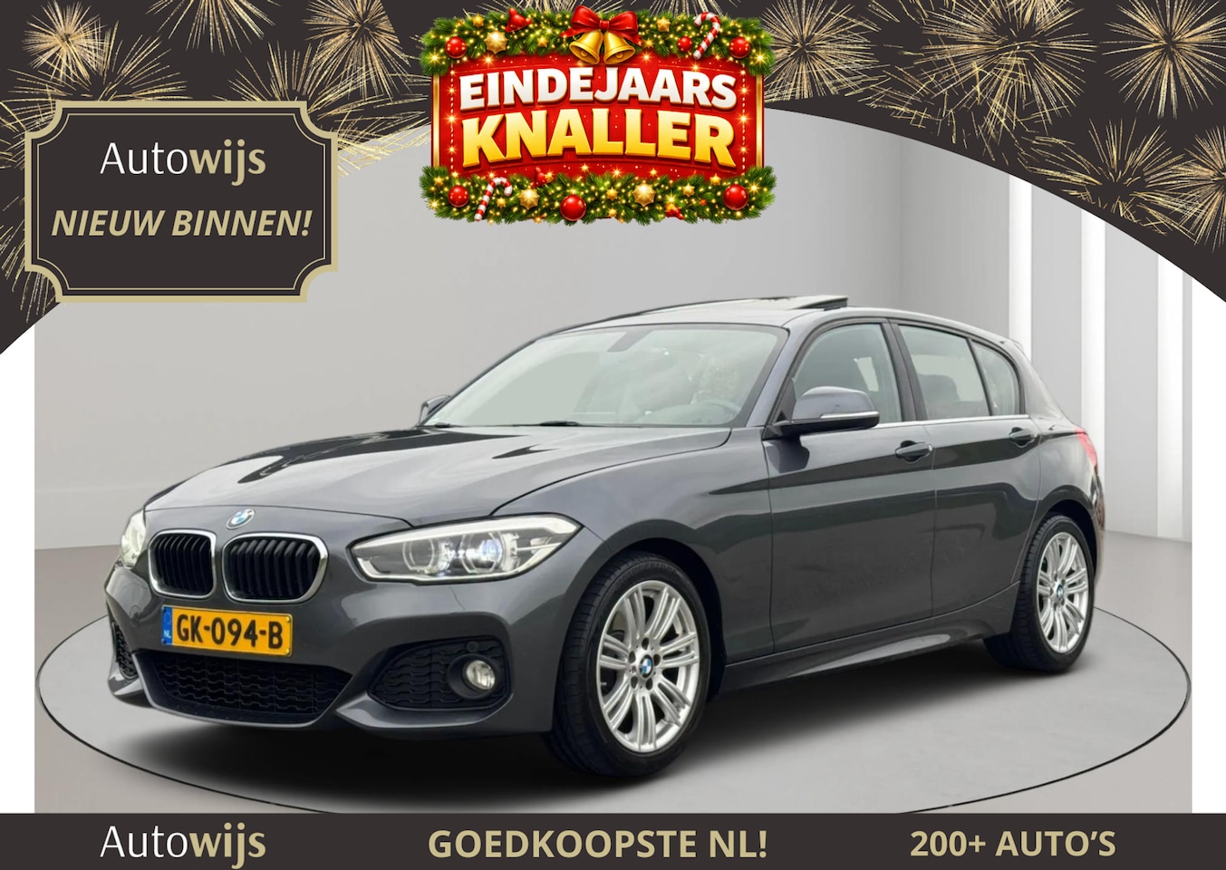 BMW 1-serie - 120i M Sport|177PK|PANO|NL AUTO|LED|LEDER|NAVI|DEALER ONDERHOUDEN - AutoWereld.nl