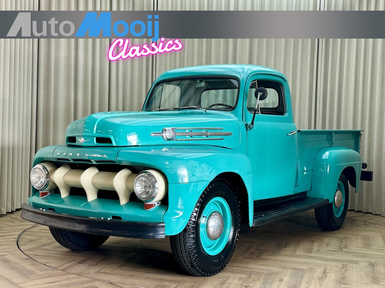 Ford F1 - USA Mercury M3 Pick Up / Zeer mooi / Flathead V8 / 3-Speed / 1952 / Gerestaureerd - AutoWereld.nl
