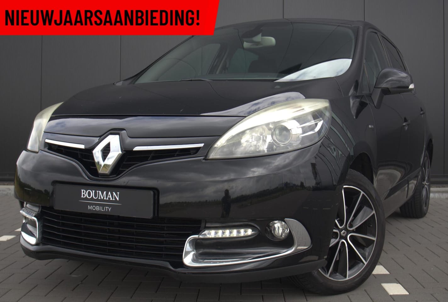 Renault Scénic - 1.2 Bose, ZWART, CLIMATE, PDC, CRUISE, NAVI - AutoWereld.nl