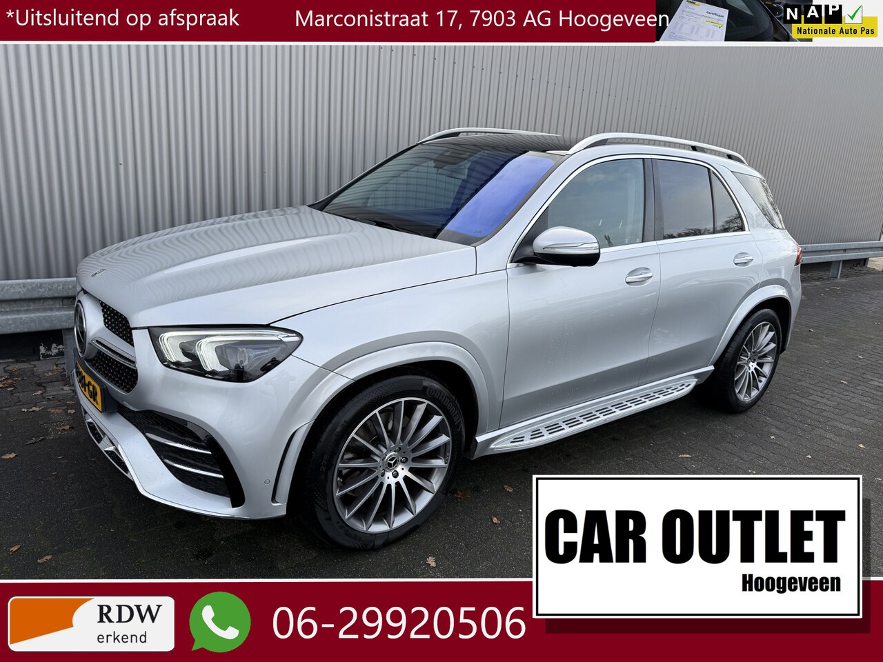 Mercedes-Benz GLE-Klasse - 300 d 4MATIC Premium Plus AMG vol opties; o.a. Pano, 360'Cam, Elc.Trekh, VOL! – Inruil Mog - AutoWereld.nl