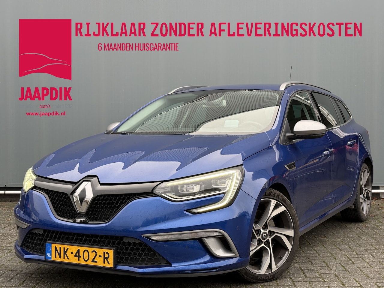 Renault Mégane Estate - BJR 2017 1.6 206 PK TCe GT AUTOMAAT | SPORTSTOELEN | HEAD UP DISPLAY | CAMERA | 4-CONTROL - AutoWereld.nl