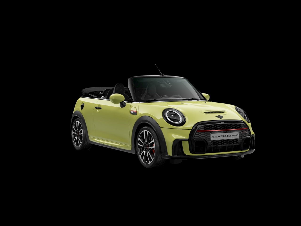 MINI Cabrio - 2.0 John Cooper Works F1 Aut. | Navigatie | Leder/Alcantara | Camera | 18"LM | NL Auto | Z - AutoWereld.nl