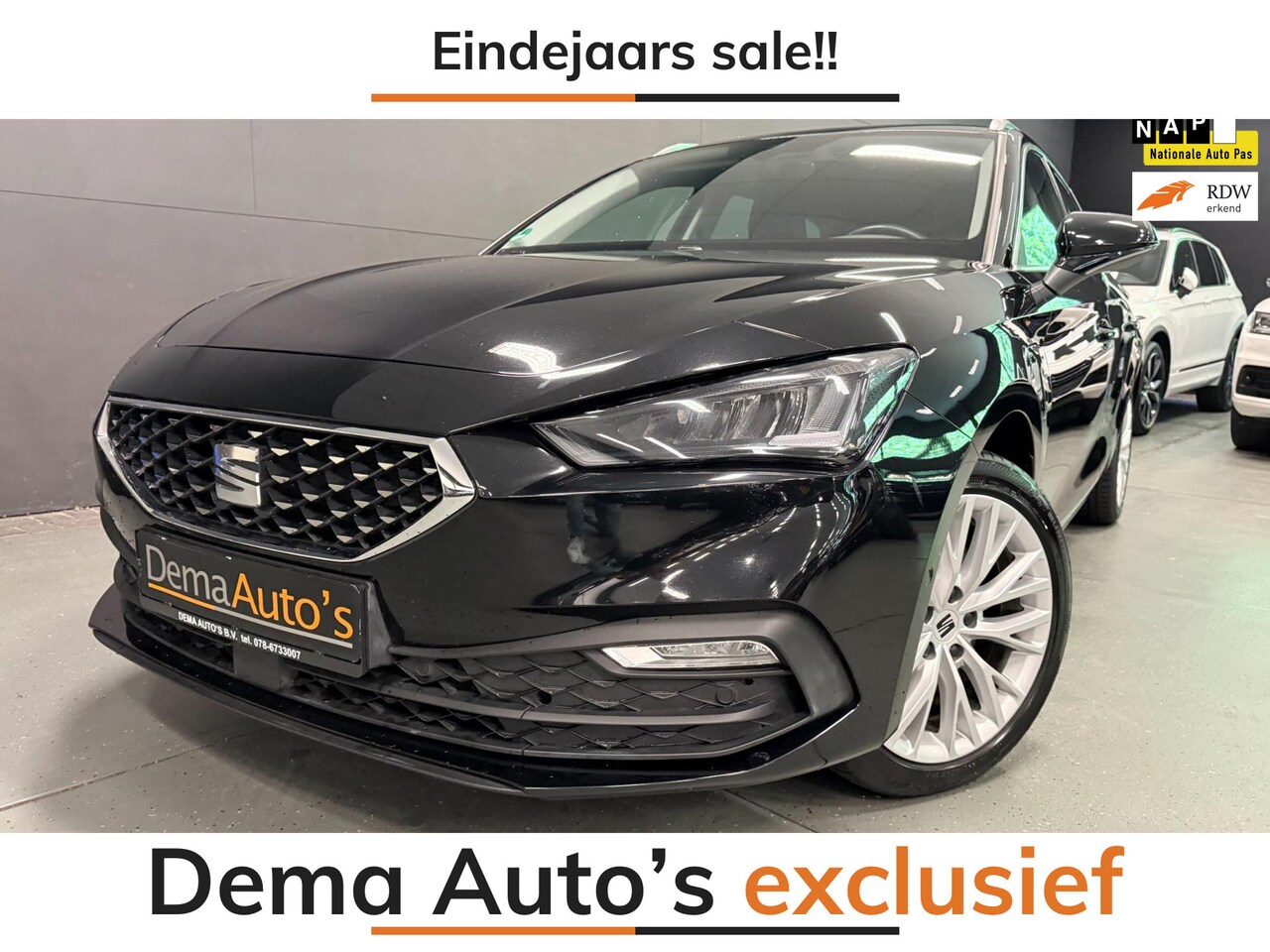 SEAT Leon Sportstourer - 1.4 TSI eHybrid PHEV FR Business Intense NAVI/V-COCKPIT/DAB/CARPLAY/ECC/PDC/CRUISE/// - AutoWereld.nl