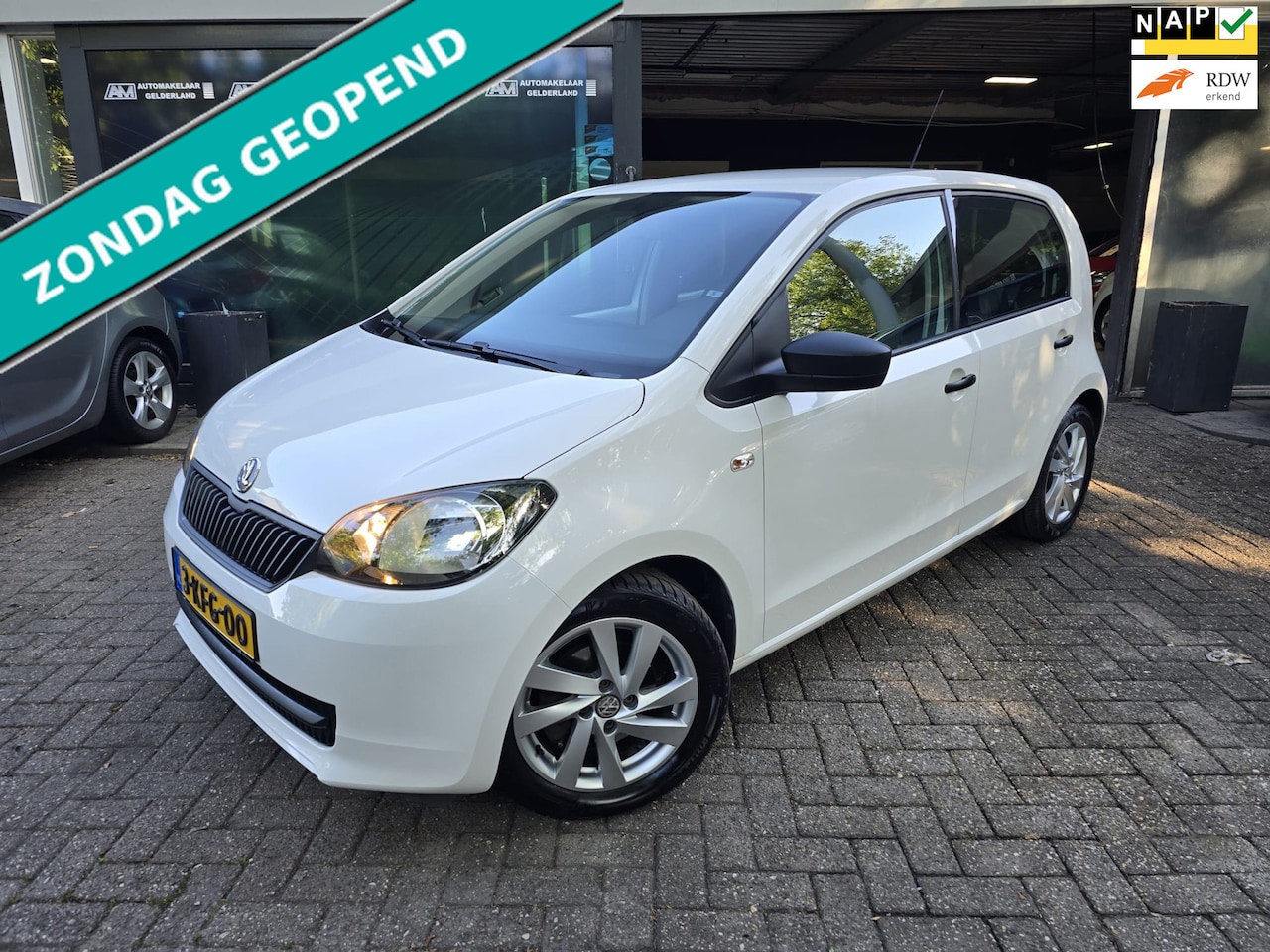 Skoda Citigo - 1.0 Greentech Active | 2E EIGENAAR | NL AUTO | LAGE KM | ELEC RAMEN | LMV | - AutoWereld.nl