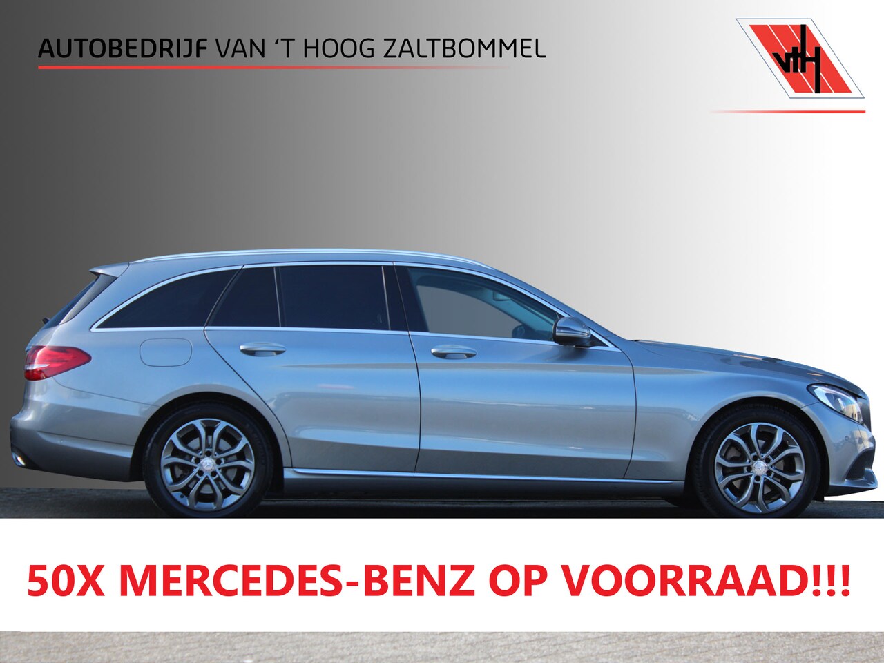 Mercedes-Benz C-klasse Estate - 180 Prestige LEDER PANORAMADAK BURMESTER TREKHAAK - AutoWereld.nl