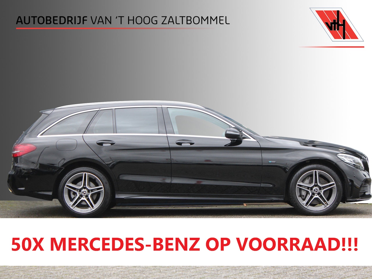 Mercedes-Benz C-klasse Estate - 300e AMG Line LEDER CARPLAY DAB CAMERA - AutoWereld.nl