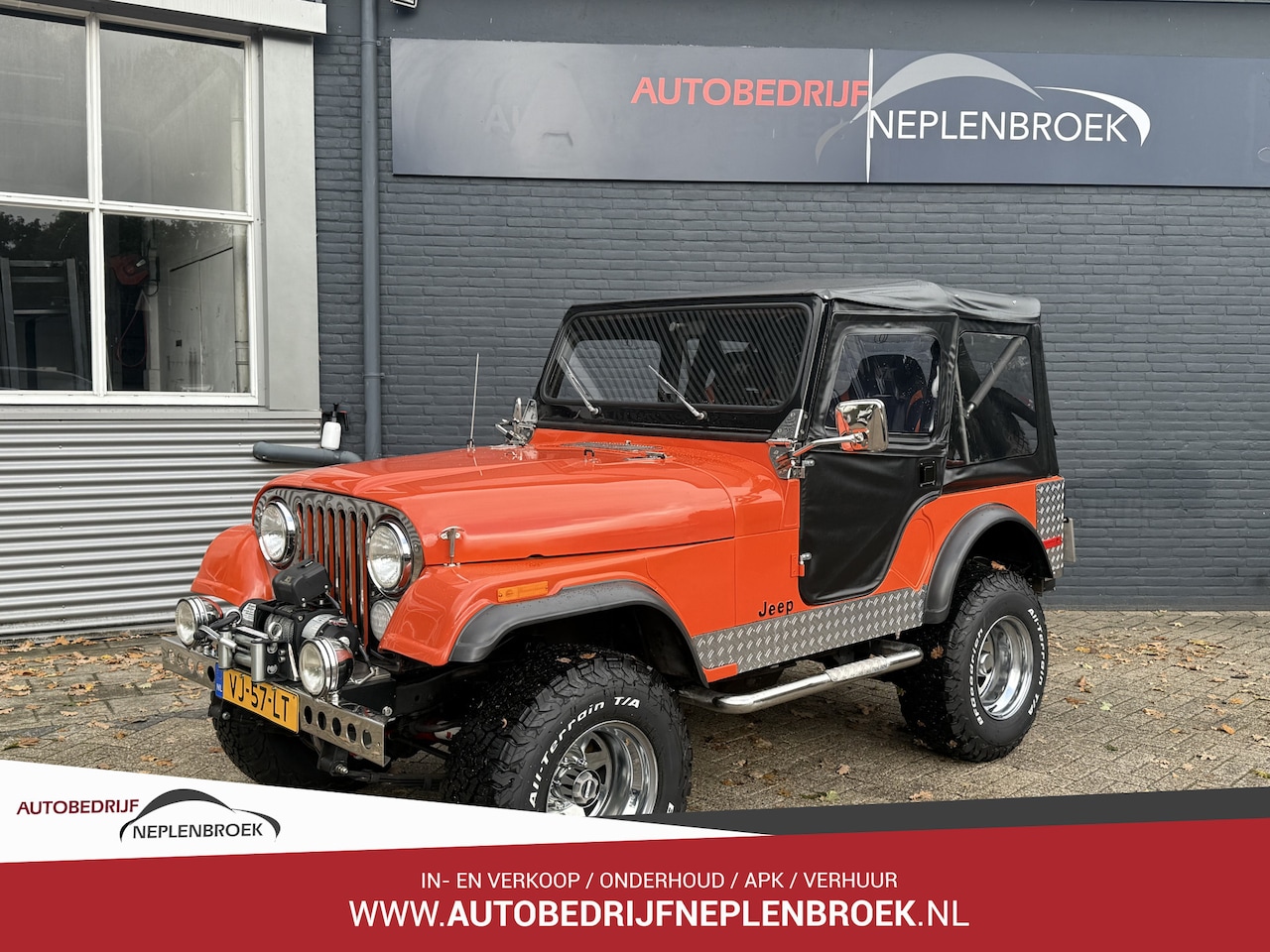 Jeep 4x4 CJ - 1979 Jeep CJ 5 Trekhaak 7261 KM APK VRIJ Helemaal gerestaureerd alles is vernieuwd !! - AutoWereld.nl