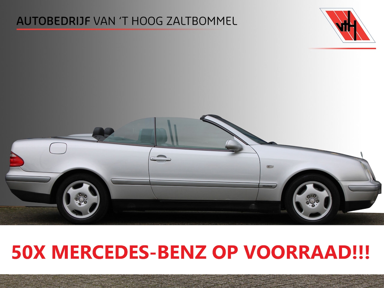 Mercedes-Benz CLK-klasse Cabrio - 230 K. 194pk Automaat Elegance HARDTOP <<NIEUWSTAAT>> TREKHAAK - AutoWereld.nl