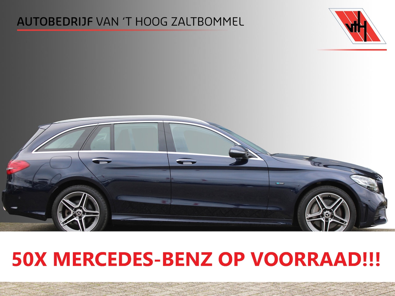 Mercedes-Benz C-klasse Estate - 300e AUT9 AMG Line KEY-LESS GO CARPLAY COMAND NAVI - AutoWereld.nl