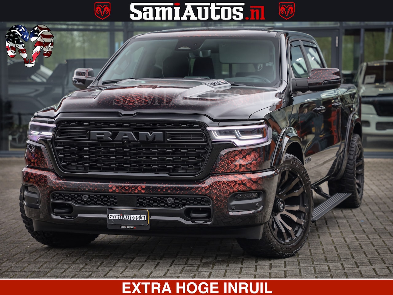 Dodge Ram 1500 - COBRA EDITION | Limited Night High Output 540HP 706Nm | Massage + Full Option | De Meest L - AutoWereld.nl