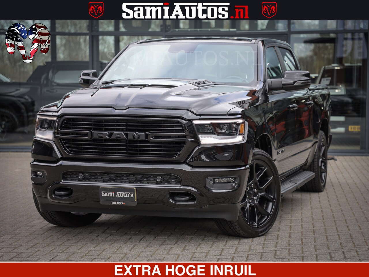 Dodge Ram 1500 - LARAMIE SPORT 4X4 5.7 V8 | PRINS LPG | CAMERA | APPLE CARPLAY | 3500KG | FULL LED | CRUISE - AutoWereld.nl