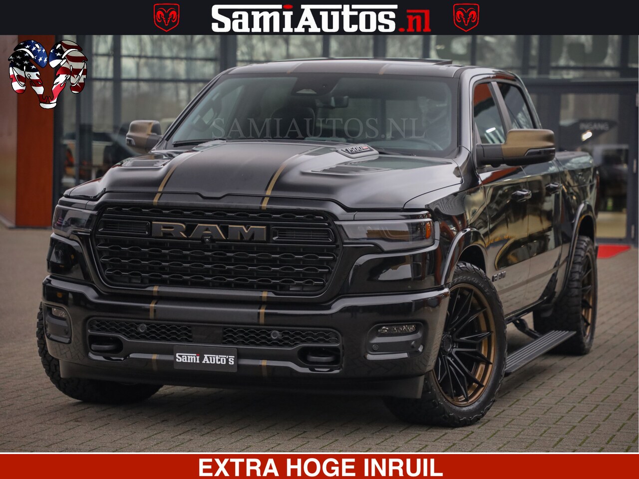 Dodge Ram 1500 - Limited Night H.O 540HP 706Nm | Massage + Full Option | De Meest Luxe en Volle Pick-Up in - AutoWereld.nl
