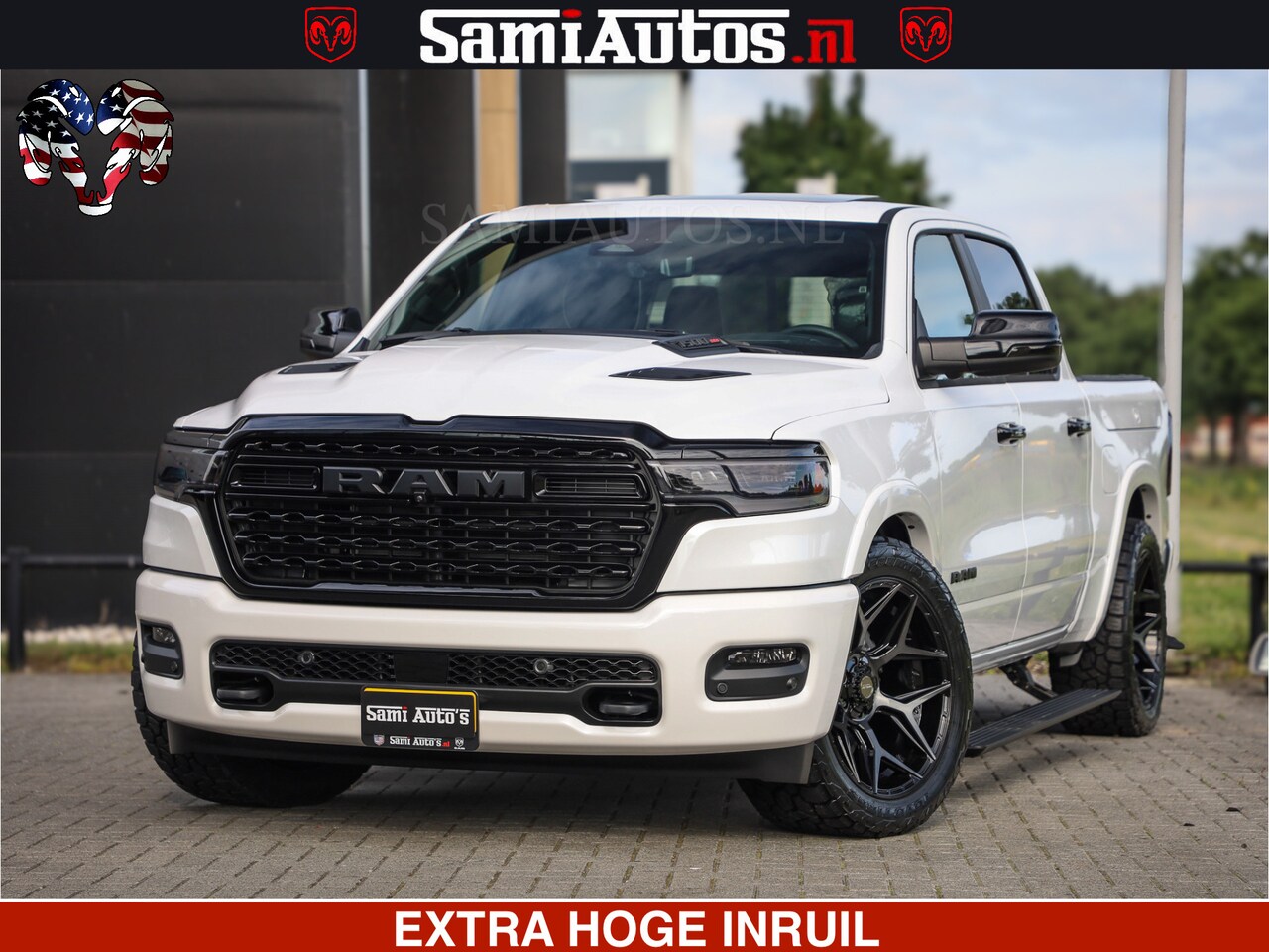 Dodge Ram 1500 - Limited Night High Output 540HP 706Nm | Massage + Full Option | De Meest Luxe en Volle Pic - AutoWereld.nl