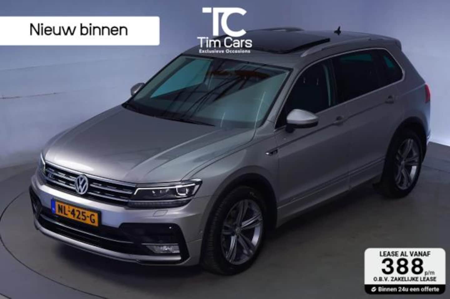 Volkswagen Tiguan - 1.4 TSI R-line Automaat | Panoramadak | LED verlichting adaptief | Stoelverwarming | Ergo - AutoWereld.nl