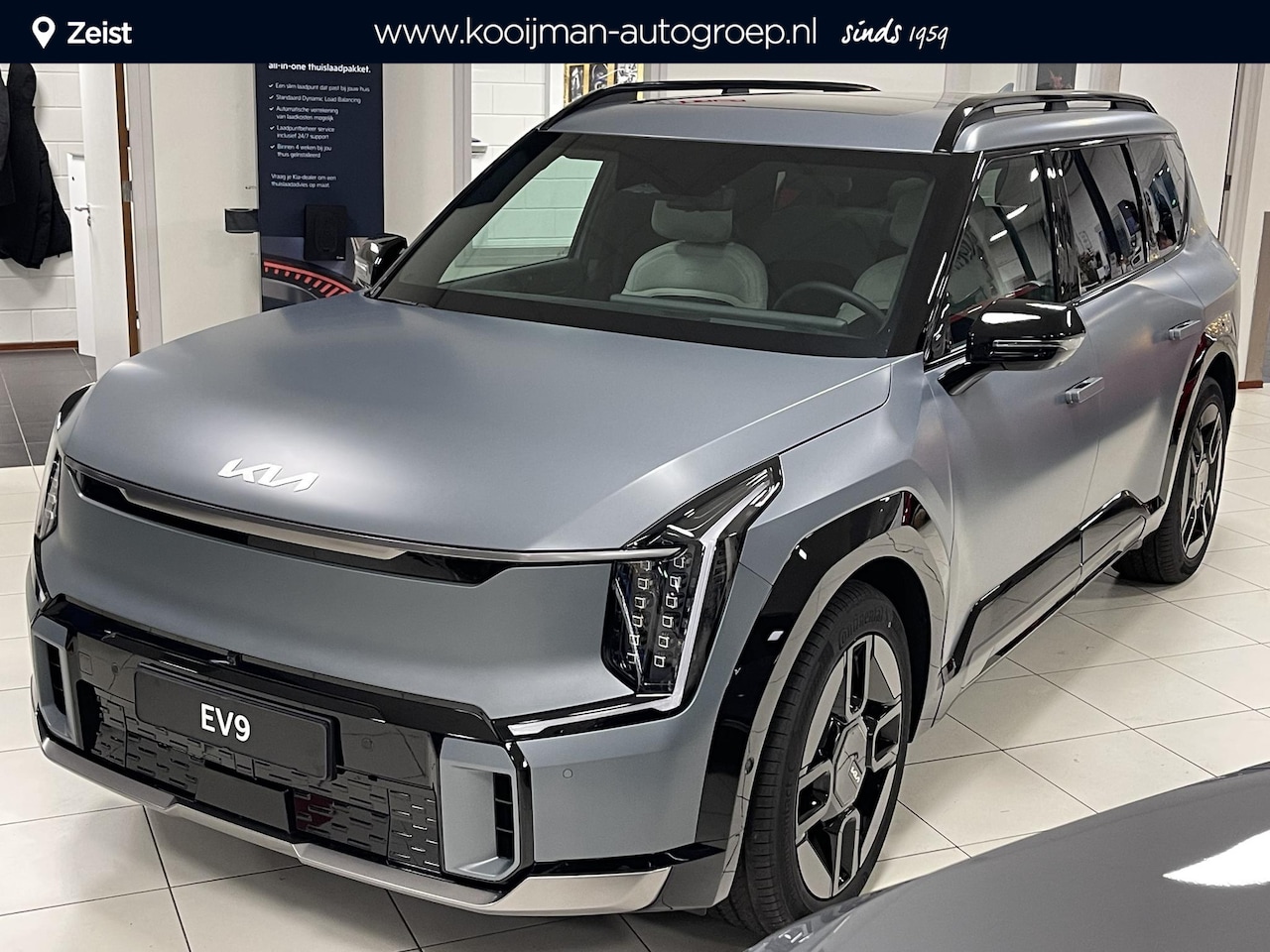 Kia EV9 - GT-Line AWD 99.8 kWh Direct Leverbaar | MATTE ICEBERG GREEN | Actieprijs rijklaar €. 76.99 - AutoWereld.nl