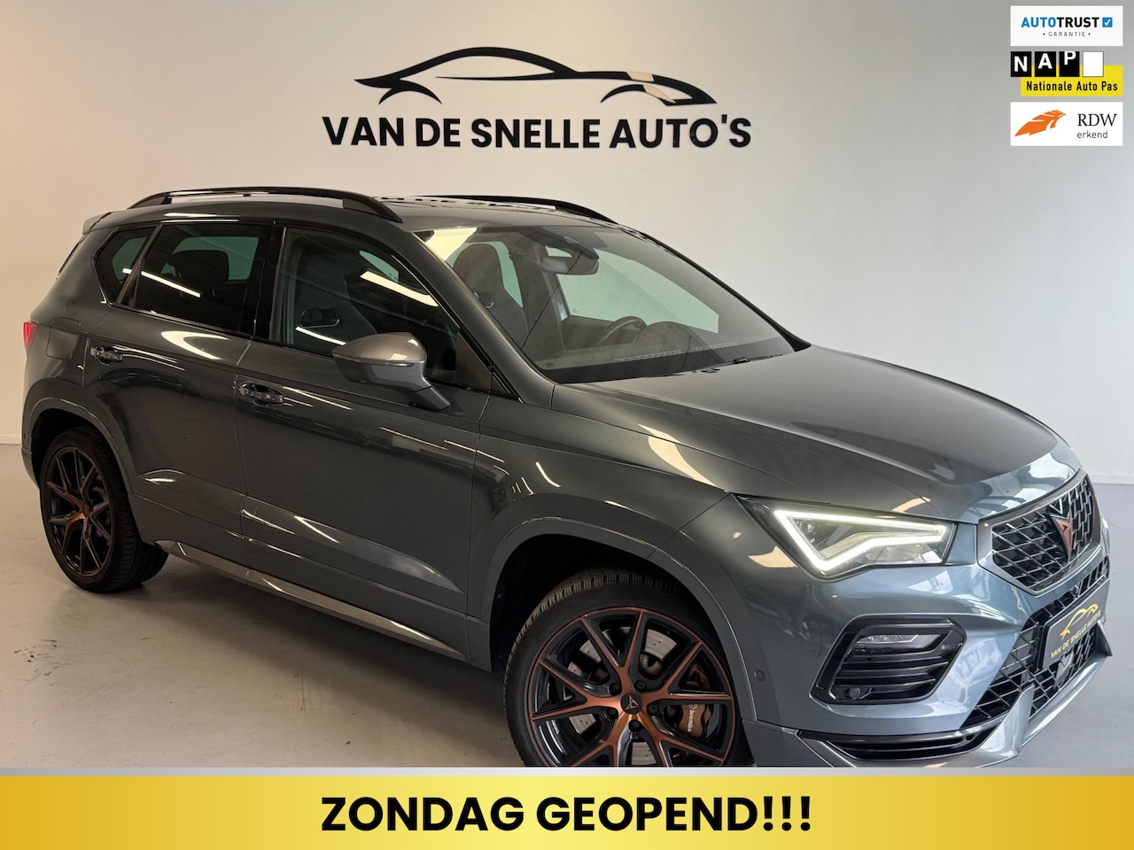 CUPRA Ateca - 2.0 TSI 4DRIVE FACELIFT/PANO/BEATS/KEYLESS/SIDE ASSIST - AutoWereld.nl