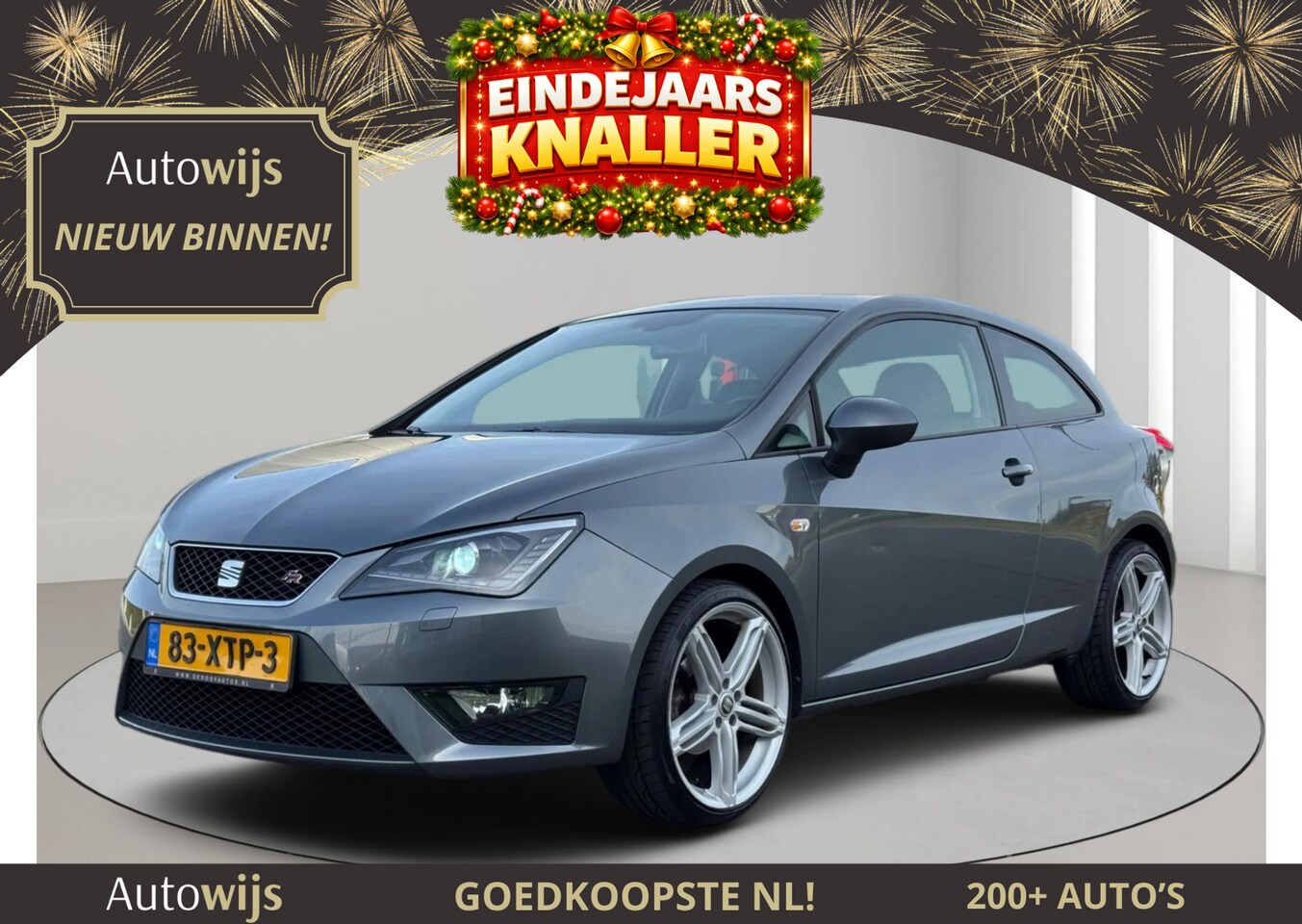 SEAT Ibiza SC - 1.2 TSI FR|NL AUTO|LEDER|AUT|XENON|NAVI|CLIMA|GOED ONDERHOUDEN - AutoWereld.nl