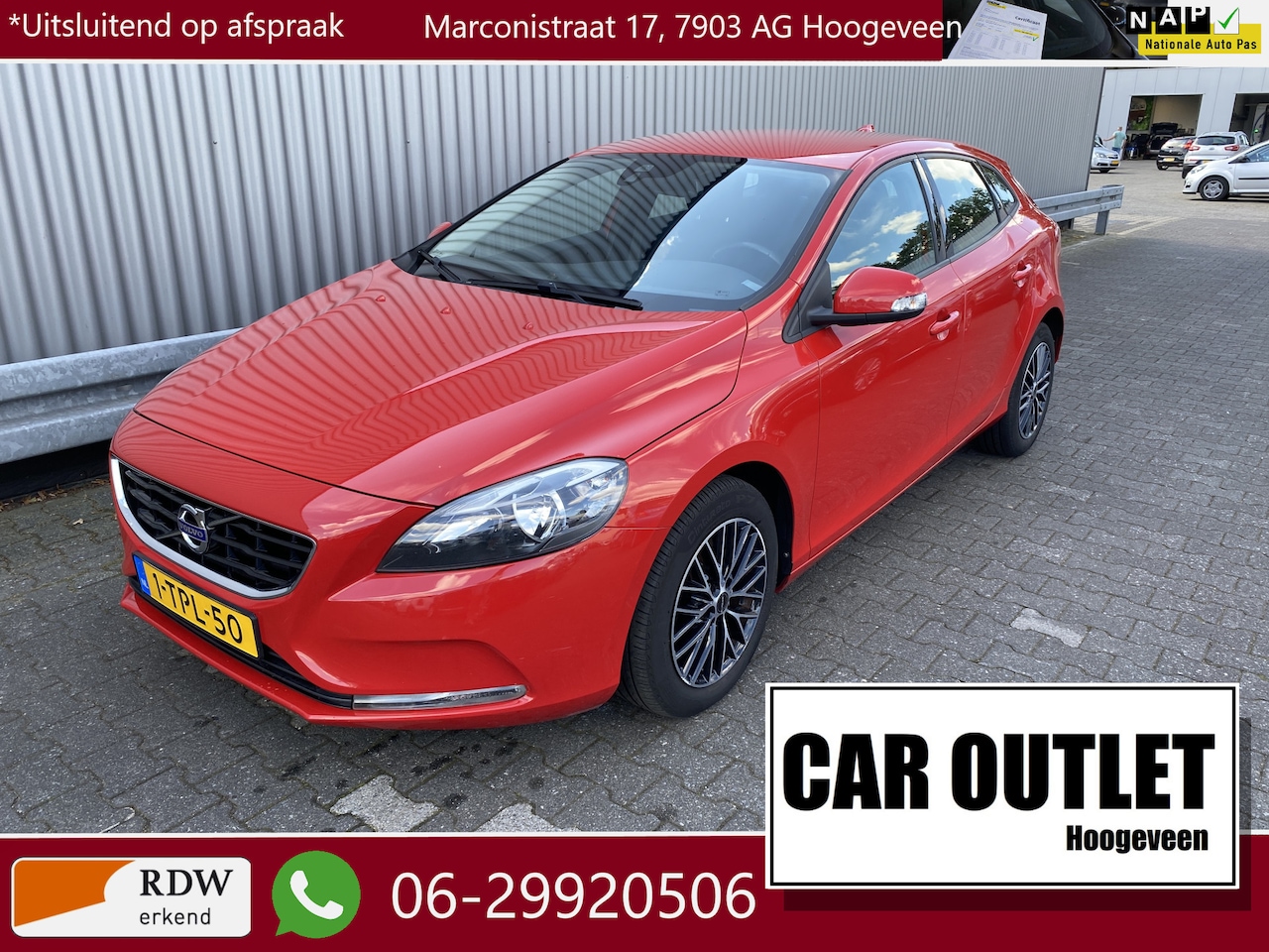 Volvo V40 - 1.6 T3 Kinetic Clima, CC, PDC & Cam. nw. APK – Inruil Mogelijk – - AutoWereld.nl