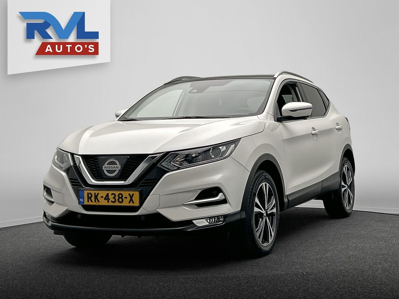 Nissan Qashqai - 1.2 N-Connecta Pano/dak Rondomzicht/Camera Origineel NL - AutoWereld.nl