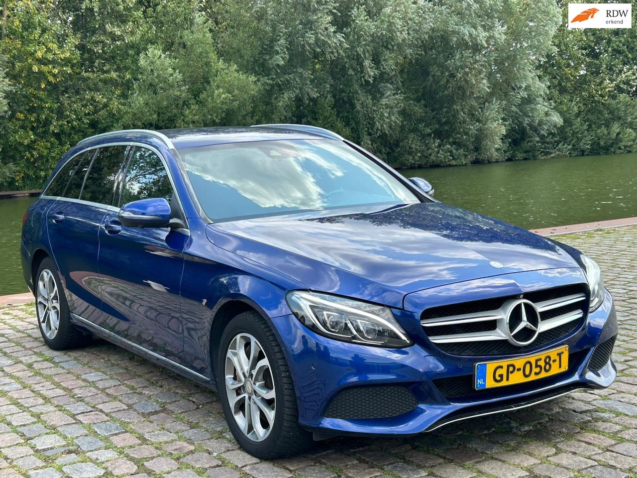 Mercedes-Benz C-klasse Estate - 350 e Lease Edition Automaat start stop leerbekeleding stoelverwarming - AutoWereld.nl