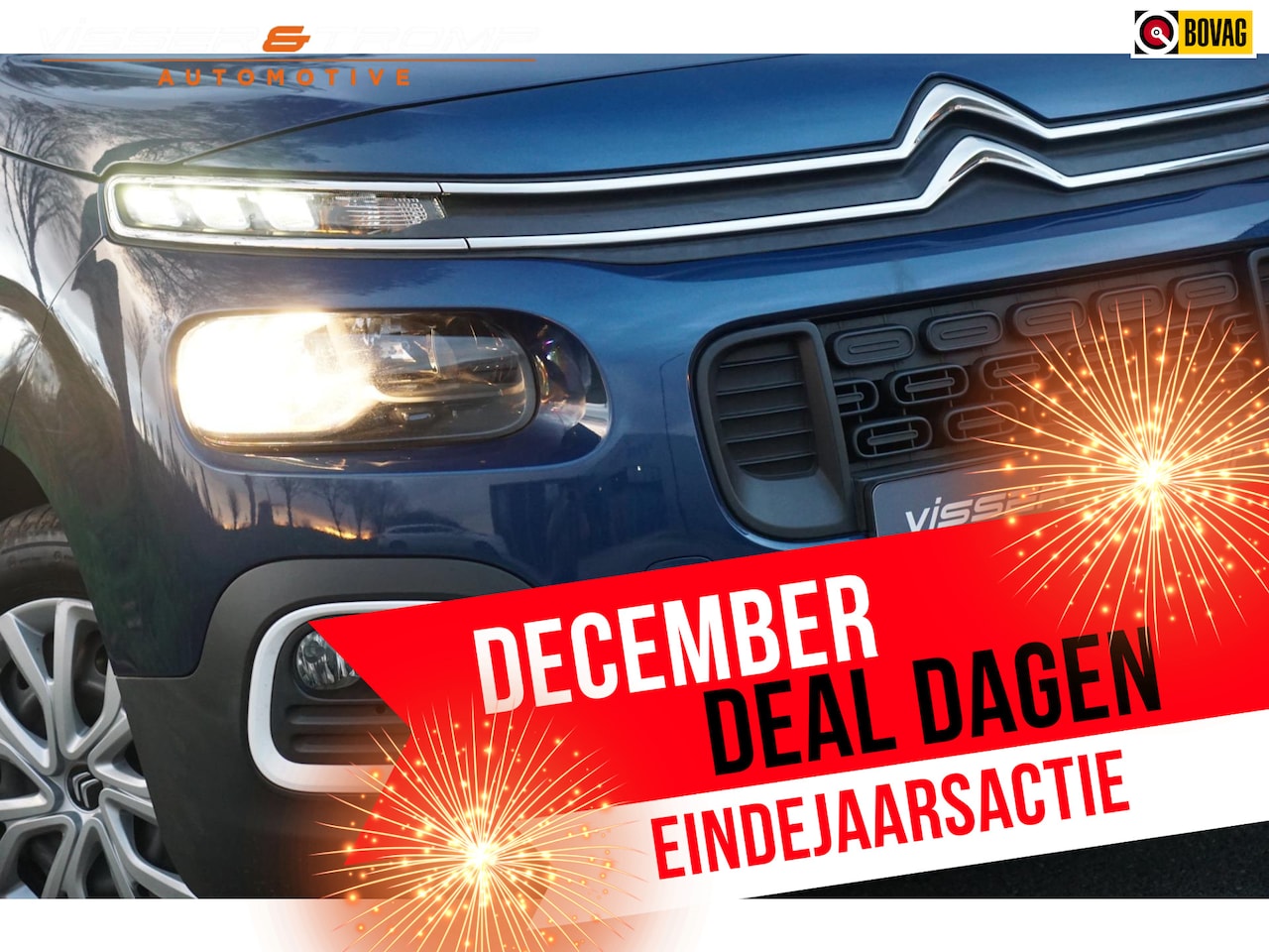 Citroën Berlingo - 1.2 PureTech Feel - Blue Nuit - Nav/Cruise/Clima/Carplay - AutoWereld.nl