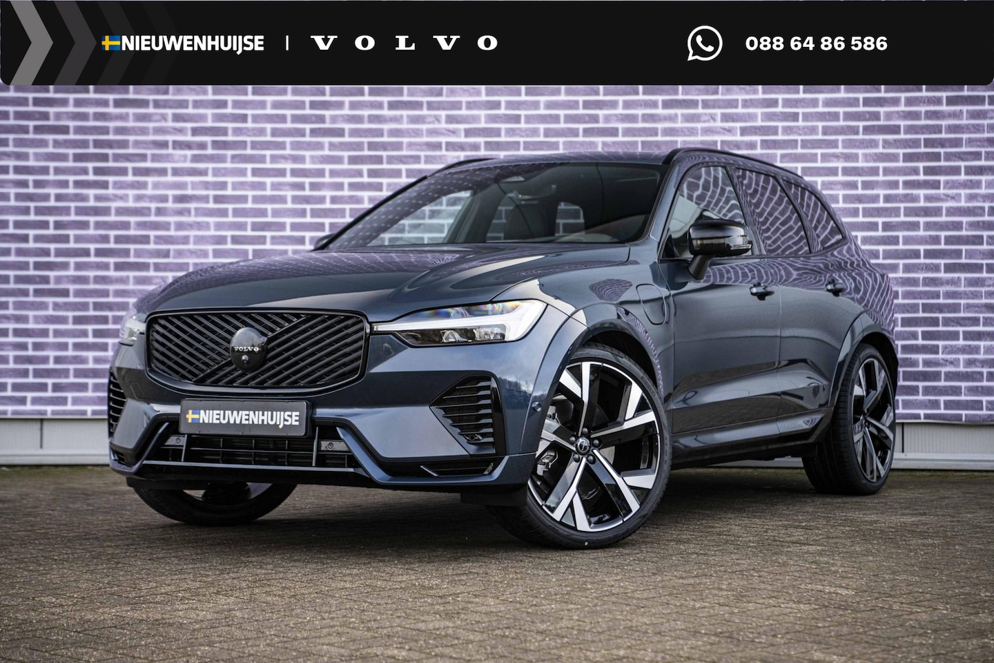 Volvo XC60 - 2.0 T6 Plug-in hybrid AWD Plus Black Edition | Panoramadak | Head-Up Display | Visual Park - AutoWereld.nl