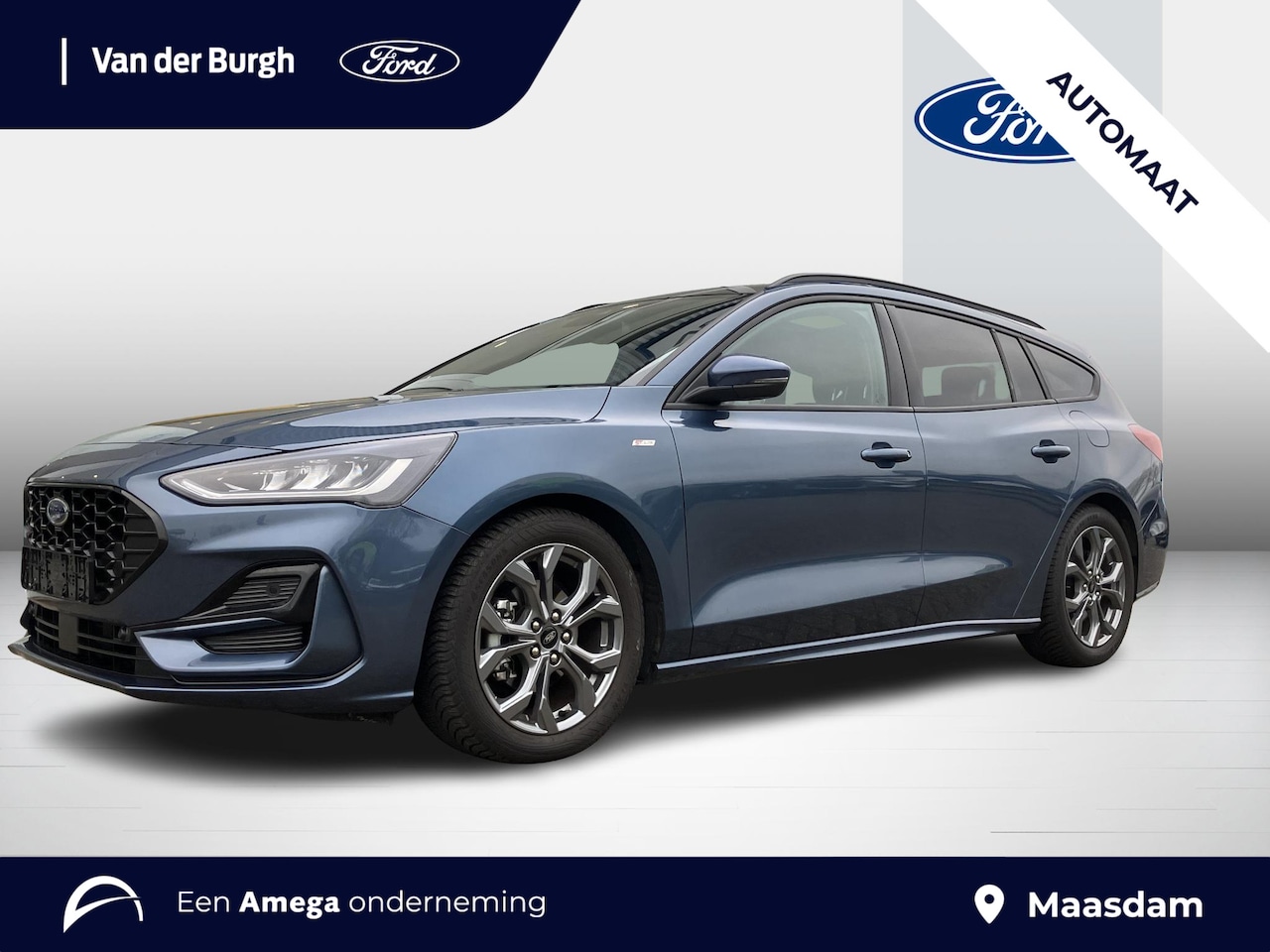 Ford Focus Wagon - ST-Line 1.0 ECOboost Hybrid 155pk automaat - Panoramadak - WinterPack - AutoWereld.nl