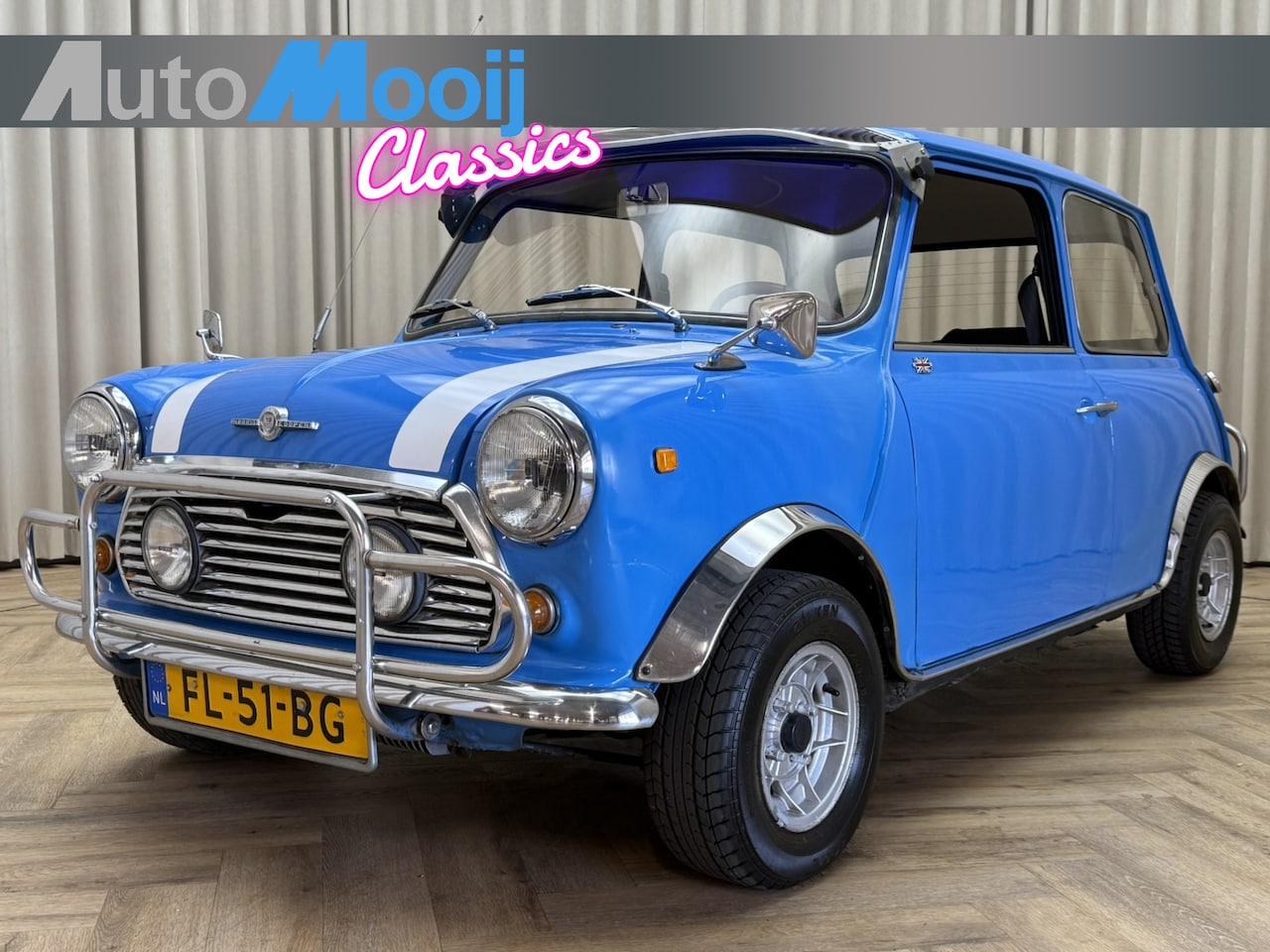 Austin Mini - 1000 Super de Luxe Cooper / 1979 / Nardi Stuur / Bullbars / ATS 10" ALU / - AutoWereld.nl