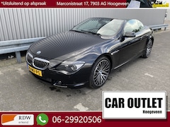 BMW 6-serie Cabrio - 645Ci 172Dkm.NAP, AUTOMAAT, Navi, Leer, 20"LM, Vol & z.g.a.n. APK – Inruil Mogelijk –