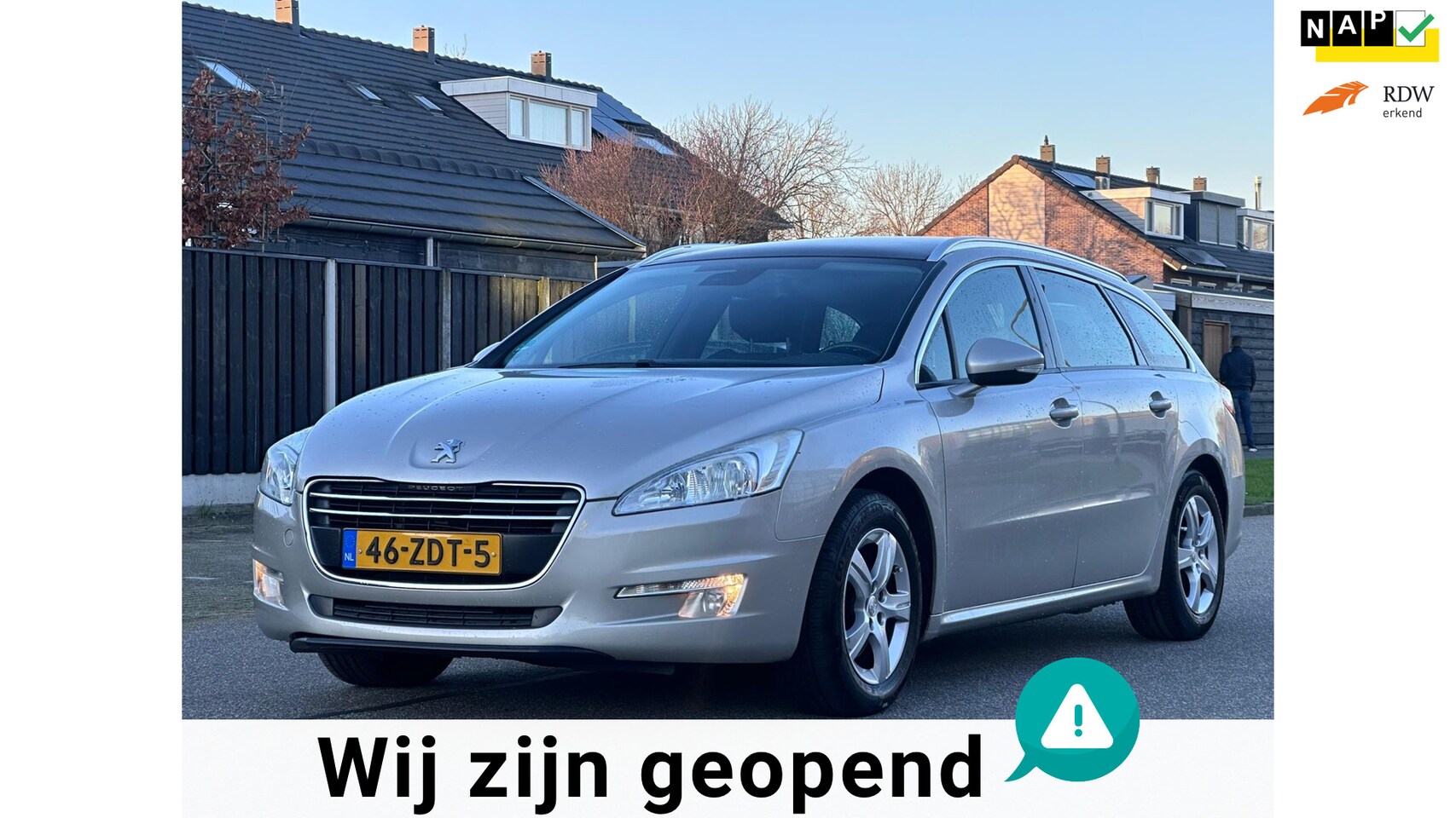 Peugeot 508 - 1.6 THP Active Automaat*Pano*Navigatie*Cruise*Clima*NAP*Trekhaak*LM velgen*Dealer onderhou - AutoWereld.nl