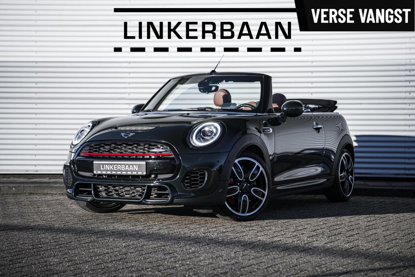 MINI Cabrio - 2.0 John Cooper Works | Vol opties | H&K | Head Up | Leder | 18 inch | - AutoWereld.nl