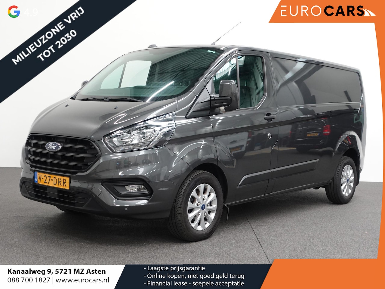 Ford Transit Custom - 300 2.0 TDCI 130pk L2H1 Trend Automaat Airco Navigatie Cruisecontrol Camera Parkeersensore - AutoWereld.nl