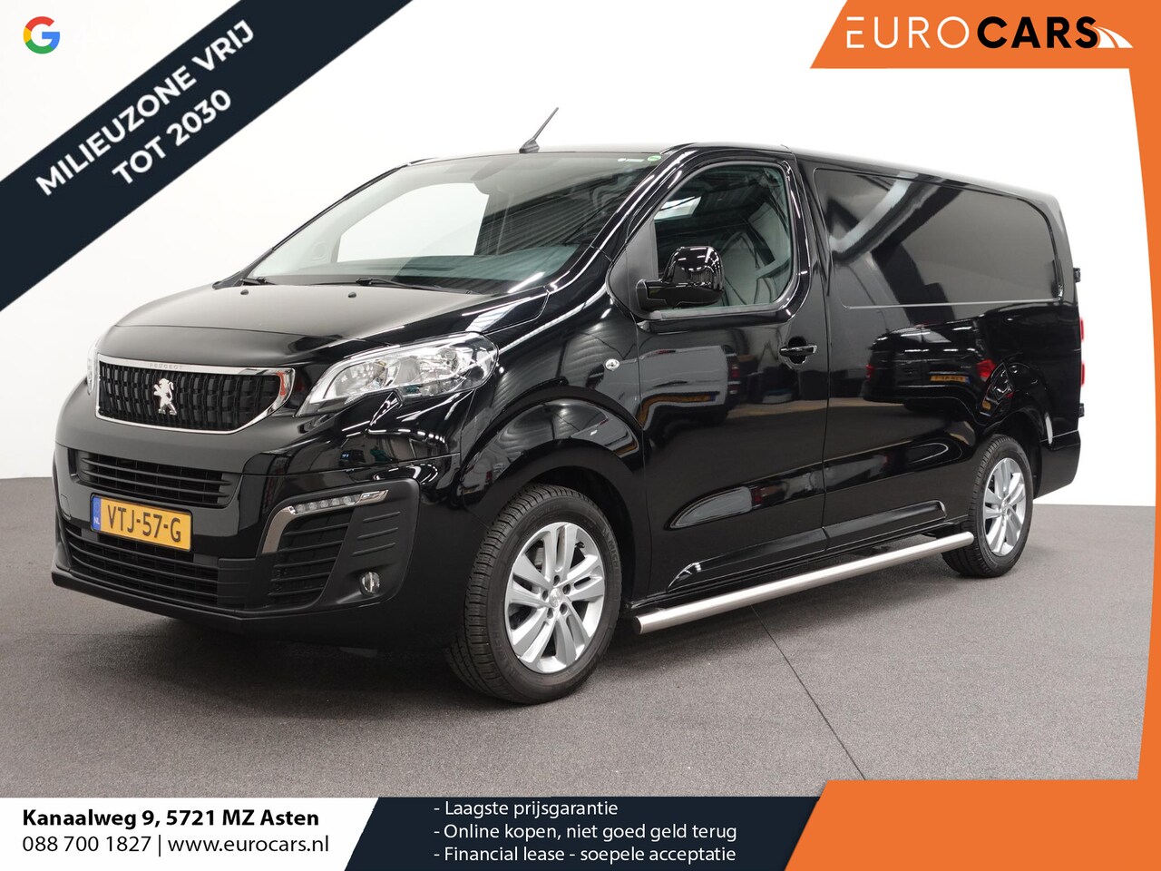 Peugeot Expert - 2.0 BlueHDI 180PK Long Premium Automaat Airco Carplay Navigatie Cruise control   3-zits - AutoWereld.nl