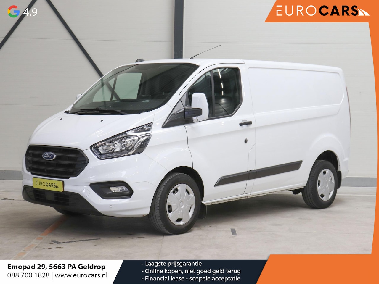 Ford Transit Custom - 300 2.0 TDCI L1H1 Trend 130PK Airco Cruise Bluetooth Radio - AutoWereld.nl