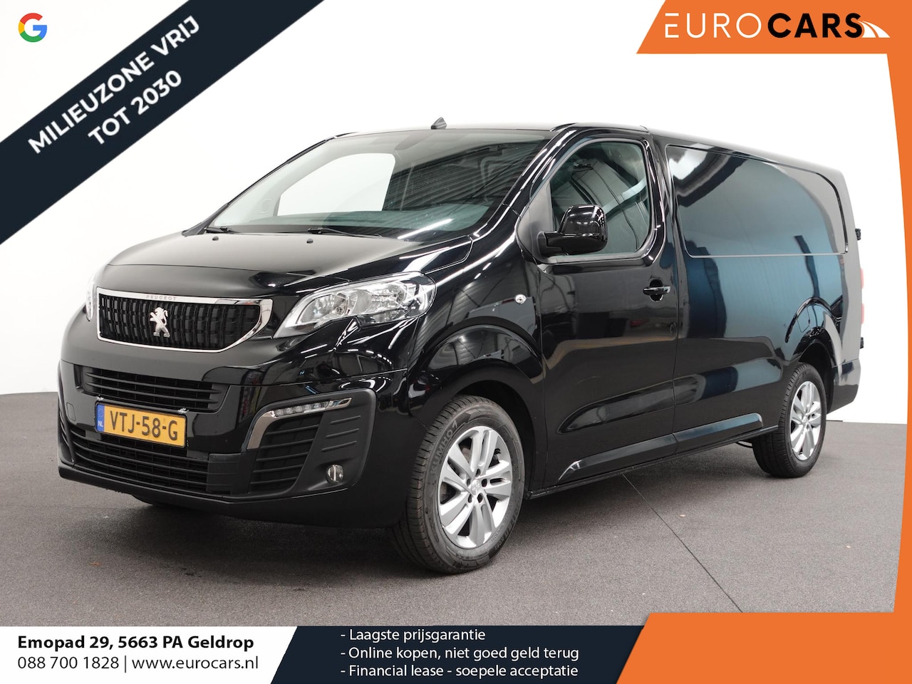 Peugeot Expert - 2.0 BlueHDI 180PK Long L3H1 Premium Automaat Navigatie App-Connect Cruise Control Airco LM - AutoWereld.nl