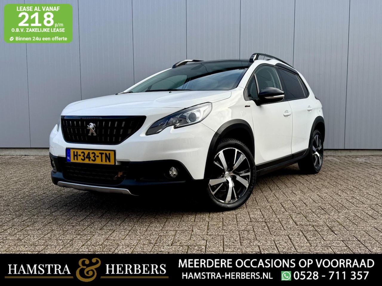 Peugeot 2008 - 1.2 PureTech GT-Line pano stoelverwarming wit - AutoWereld.nl