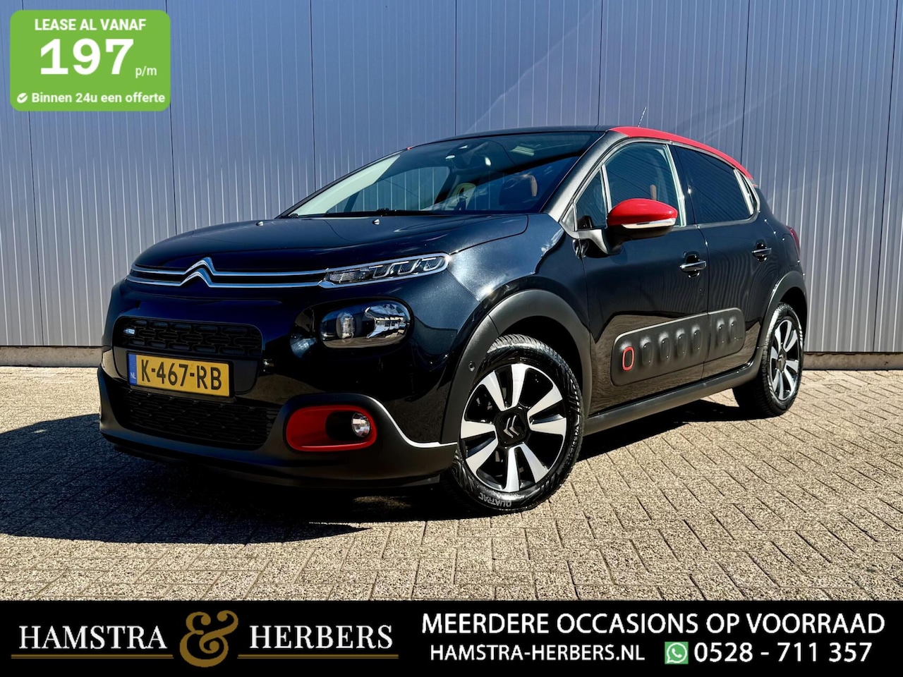 Citroën C3 - 1.2 PureTech S&S Shine zwart - AutoWereld.nl