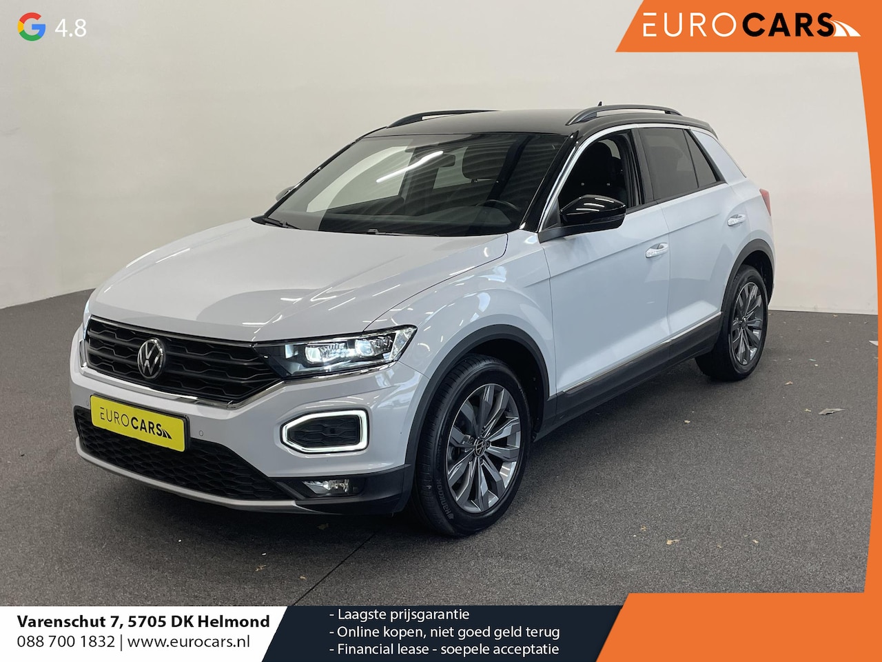 Volkswagen T-Roc - 1.5 TSI Sport AUT Aut Winterpack Camera achter Adaptieve Led Auto Cruise Control PDC V+A E - AutoWereld.nl