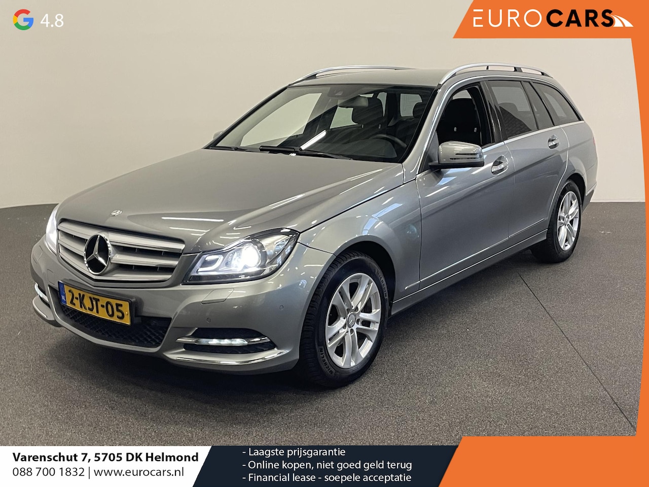 Mercedes-Benz C-klasse Estate - 180 Ambition Avantgarde Automaat Navigatie Xenon Cruise control nette auto - AutoWereld.nl