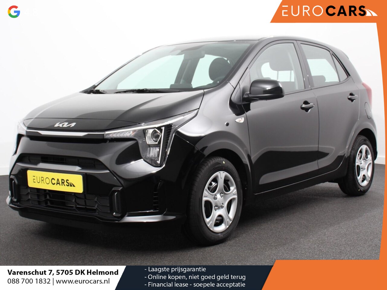 Kia Picanto - 1.0 DPI DynamicLine Automaat Navigatie Apple Carplay/Android auto Airco Camera DAB Bluetoo - AutoWereld.nl