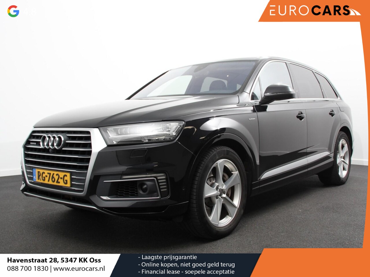 Audi Q7 - 3.0 TDI 374pk e-tron Quattro Premium PHEV | Panorama dak | B&O Sound system | Leder | Navi - AutoWereld.nl