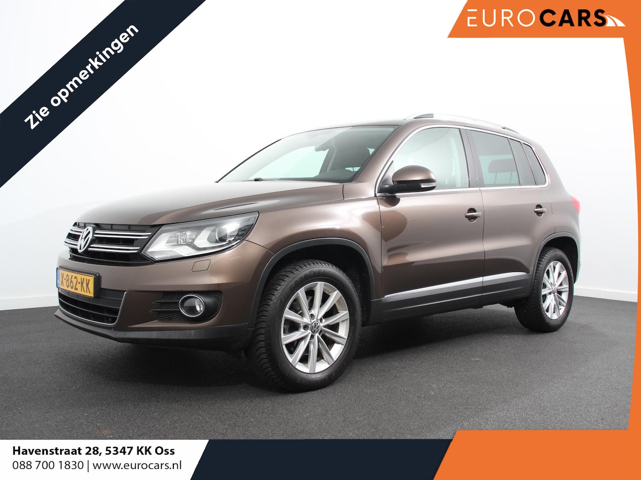 Volkswagen Tiguan - 2.0 TSI DSG Sport&Style 4Motion Clma control navigatie lm velgen trekhaak handel / export - AutoWereld.nl