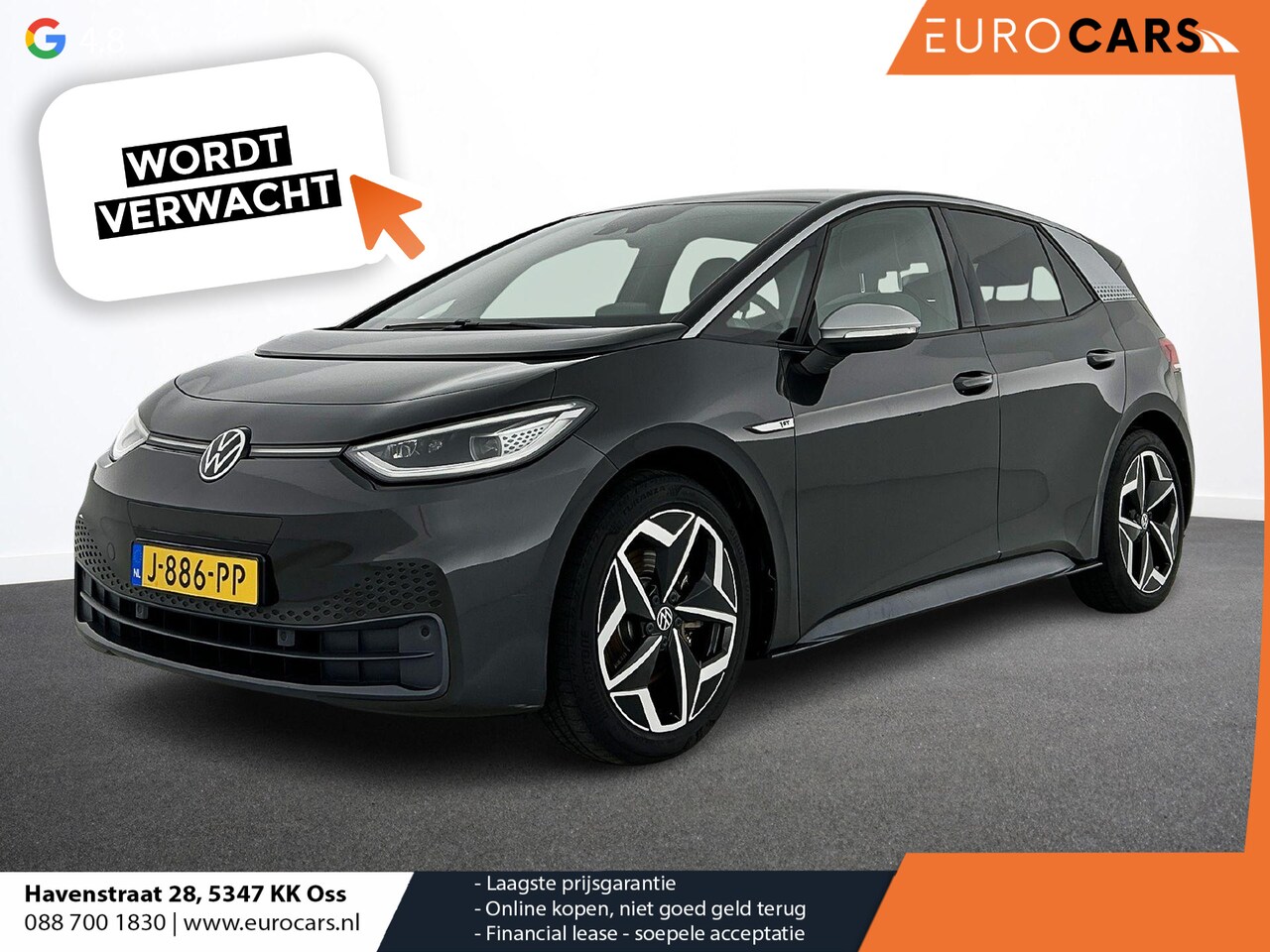Volkswagen ID.3 - First Plus 58 kWh | Navigatie | Apple Carplay/Android Auto | Camera | Parkeersensoren | Ad - AutoWereld.nl