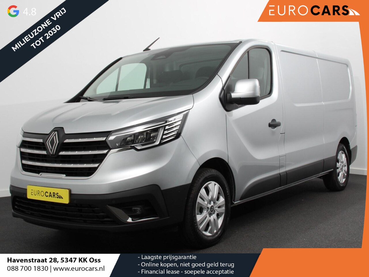 Renault Trafic - 2.0 Blue dCi 110 T30 L2H1 Advance Navigatie bluetooth DAB Camera Airco Trekhaak Houten bek - AutoWereld.nl