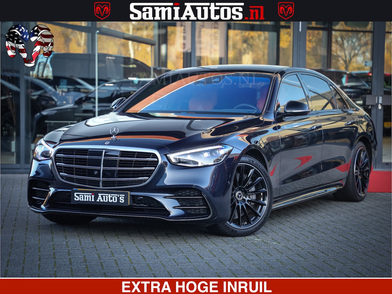 Mercedes-Benz S-klasse - AMG Line 580 510 PK 4 WIELSTURING 4MATIC LANG Origineel Nederlandse auto | Dealer Onderhou - AutoWereld.nl
