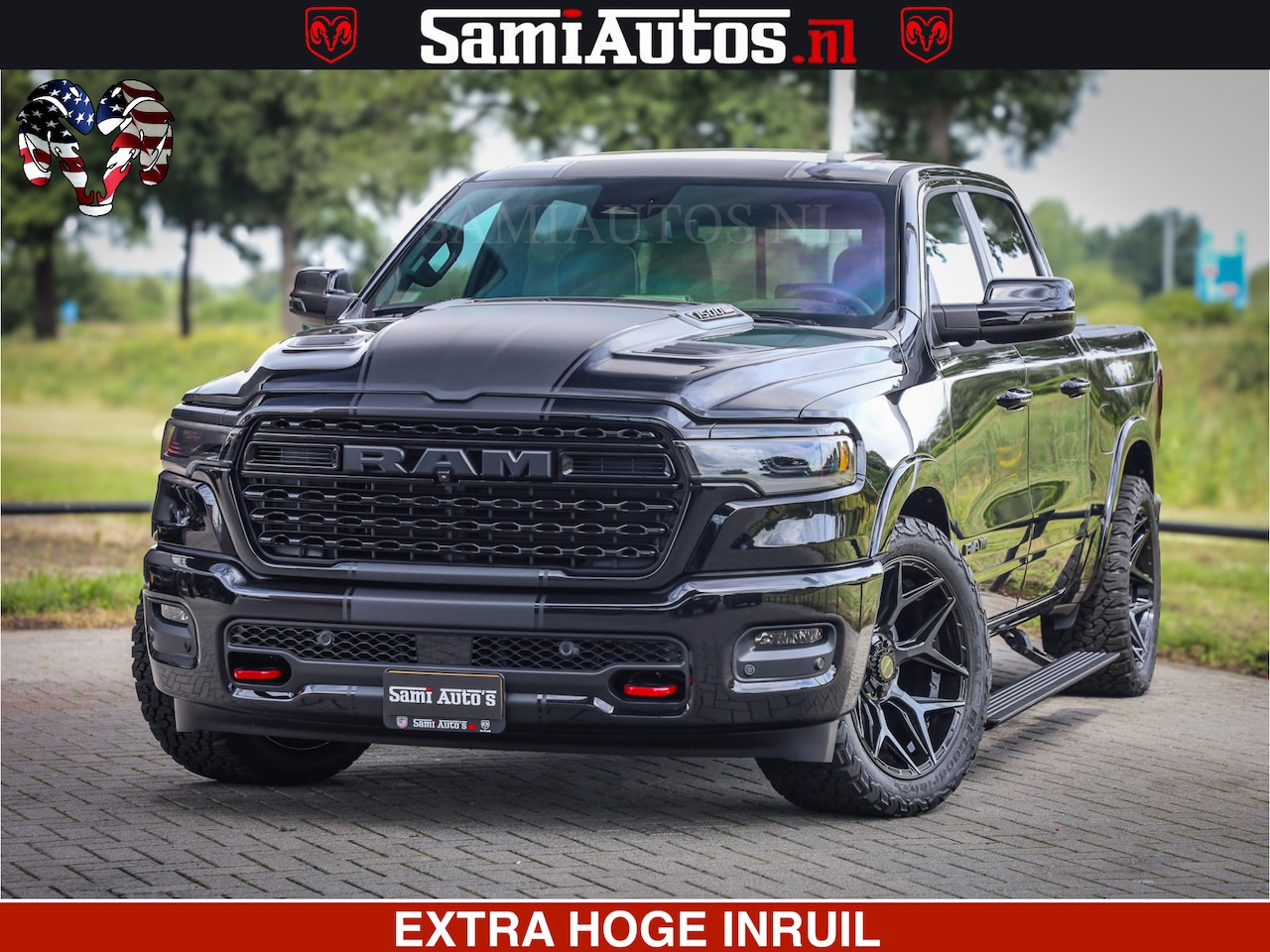 Dodge Ram 1500 - Limited Night High Output 540HP 706Nm | Massage + Full Option | De Meest Luxe en Volle Pic - AutoWereld.nl